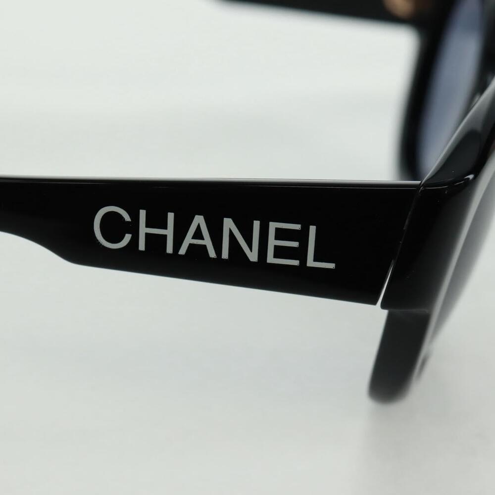 CHANEL Sunglasses plastic Black CC Auth ka1252 - Picture 6 of 16